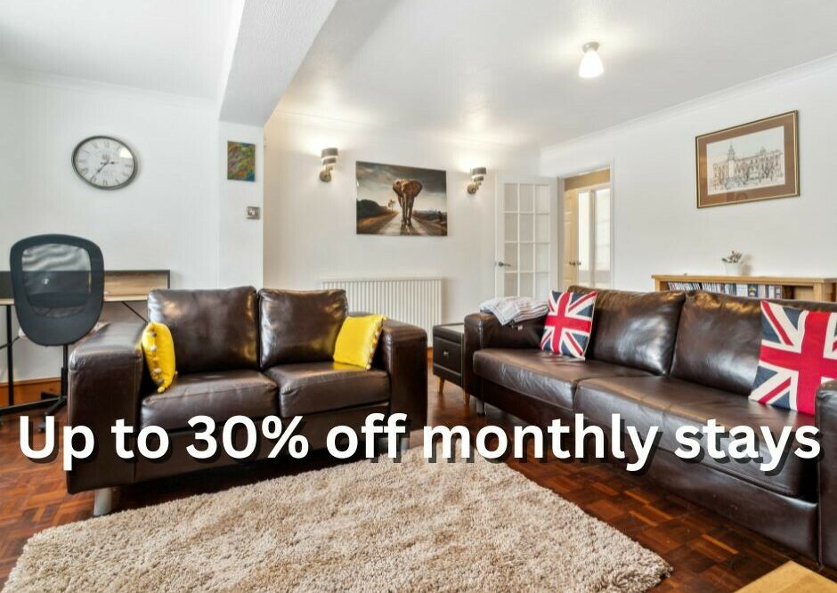 Up to 30% off monthly bookings (1)