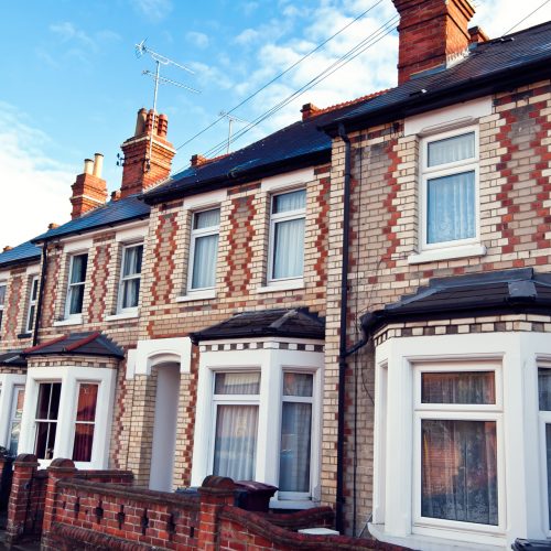 Row,Of,Typical,English,Terraced,Houses